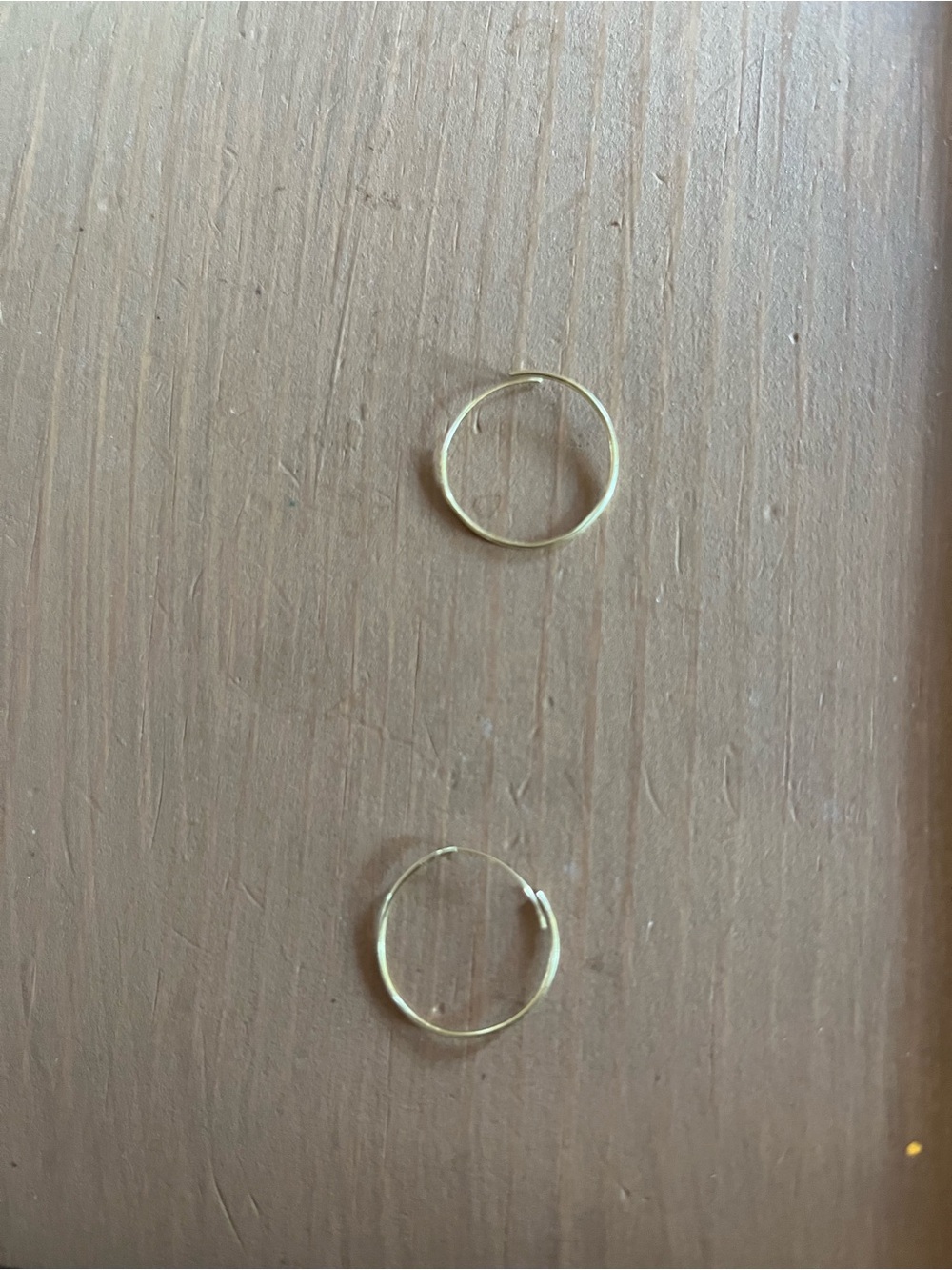 14K gold hoops great quality dainty under an inch earrings luxury dainty petite